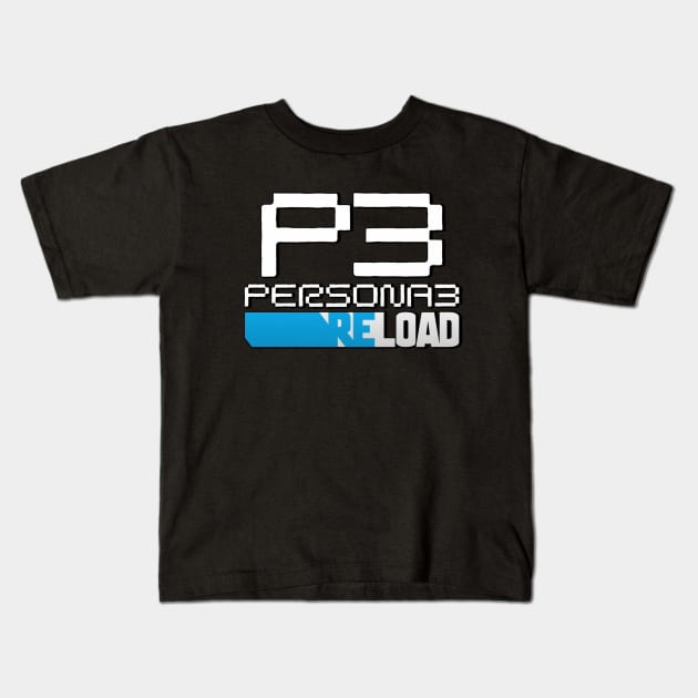 Persona 3 Reload Logo Kids T-Shirt by Il Mercante